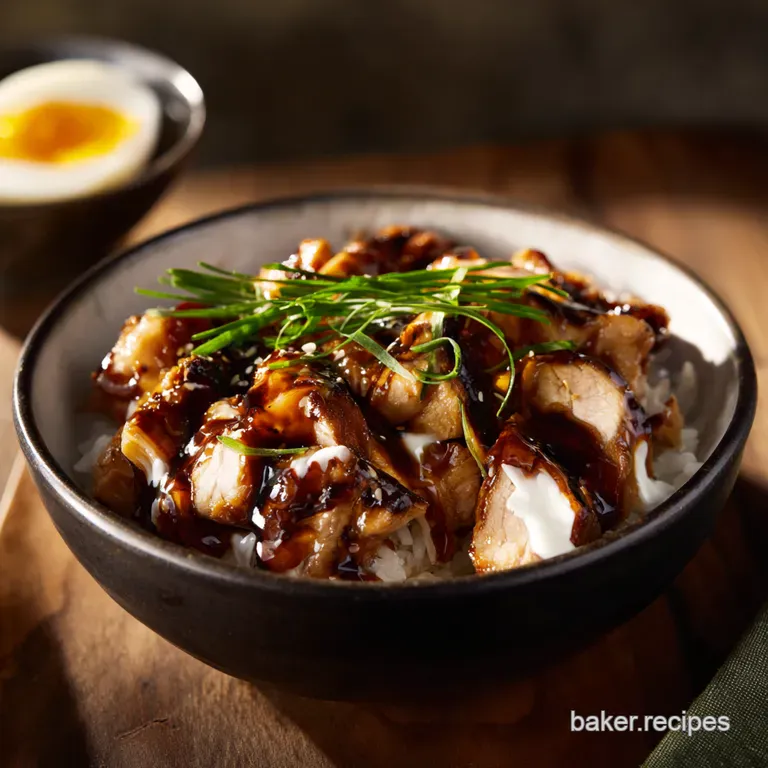 Chicken Teriyaki Donburi: a Weeknight Winner! presentation