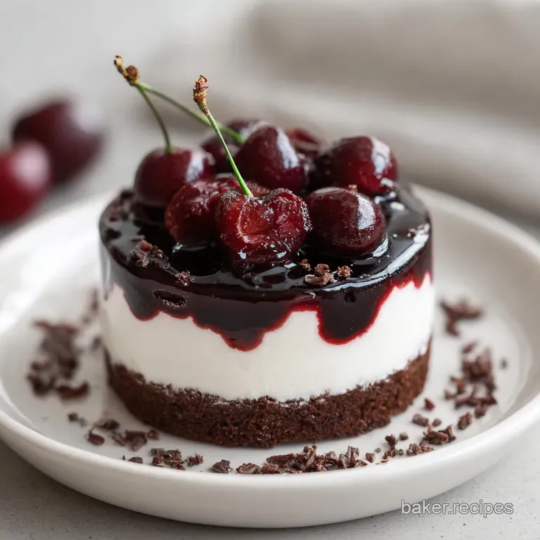 Chocolate Cherry Lush Recipe: No Bake Cream Pie