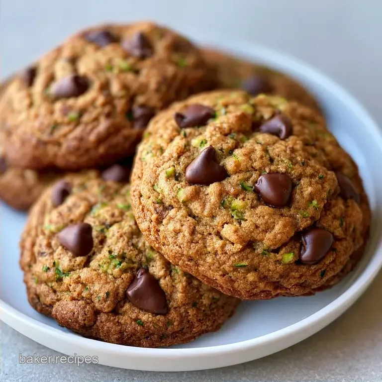 Chocolate Chip Zucchini Cookies in 20 Minutes