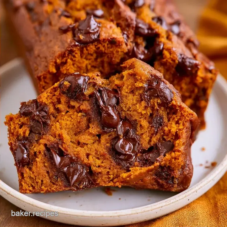 Moist Chocolate Chip Pumpkin Bread