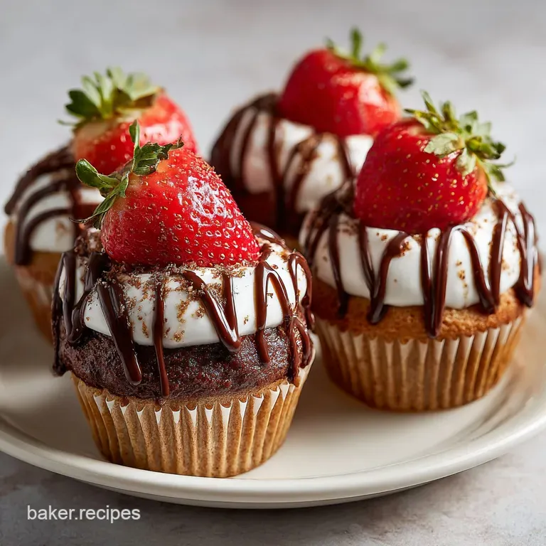 Chocolate Covered Strawberry Cupcakes: Moist and Rich
