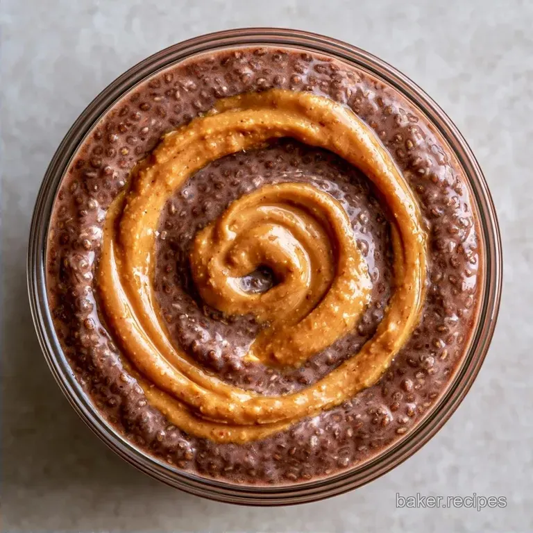 High Protein Chocolate Peanut Butter Chia Pudding