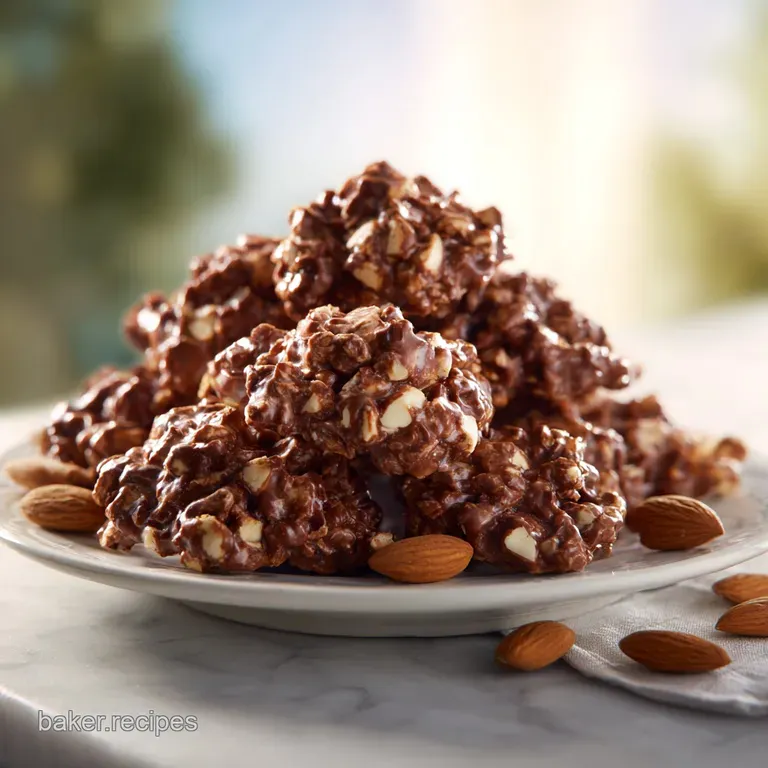 Chocolate Toffee Almond Clusters: Silky Finish