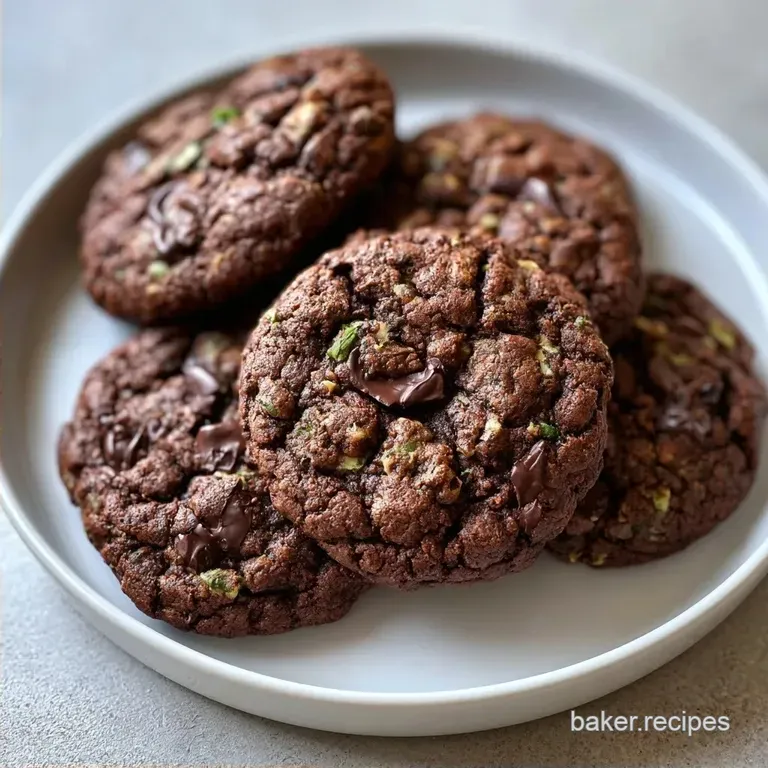 Double Chocolate Zucchini Cookies