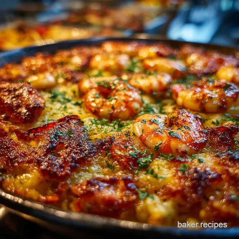 Christmas Paella a Seafood Spectacle presentation