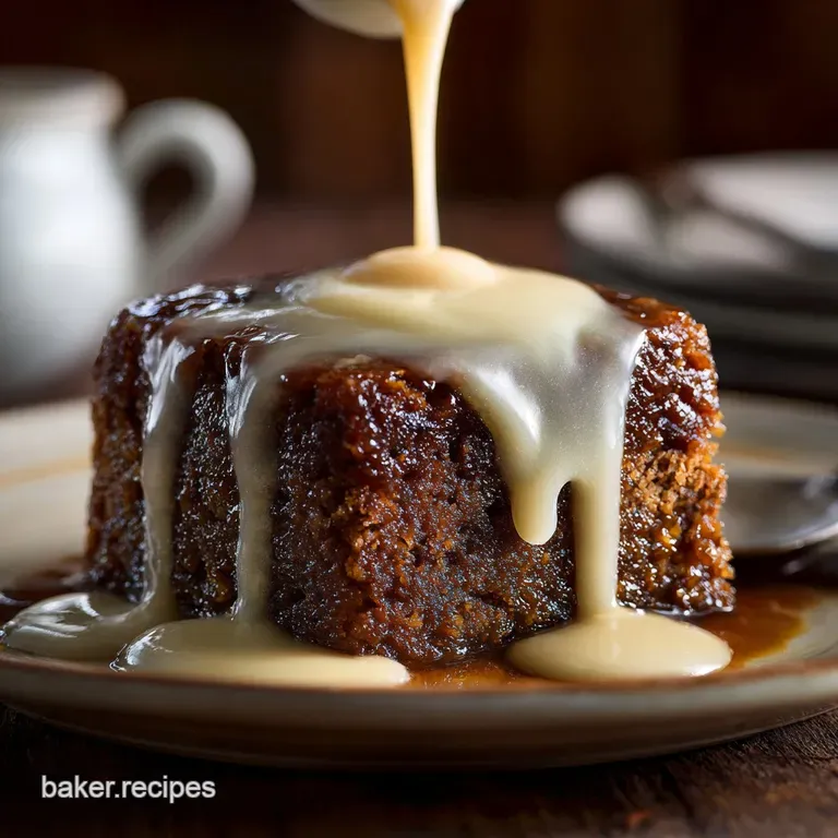 Christmas Desserts: the Ultimate Cranberry Clementine Sticky Toffee Pudding presentation