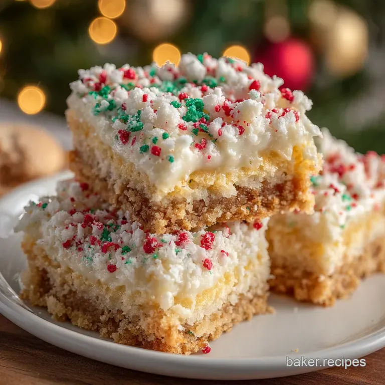 Christmas Sugar Cookie Bars