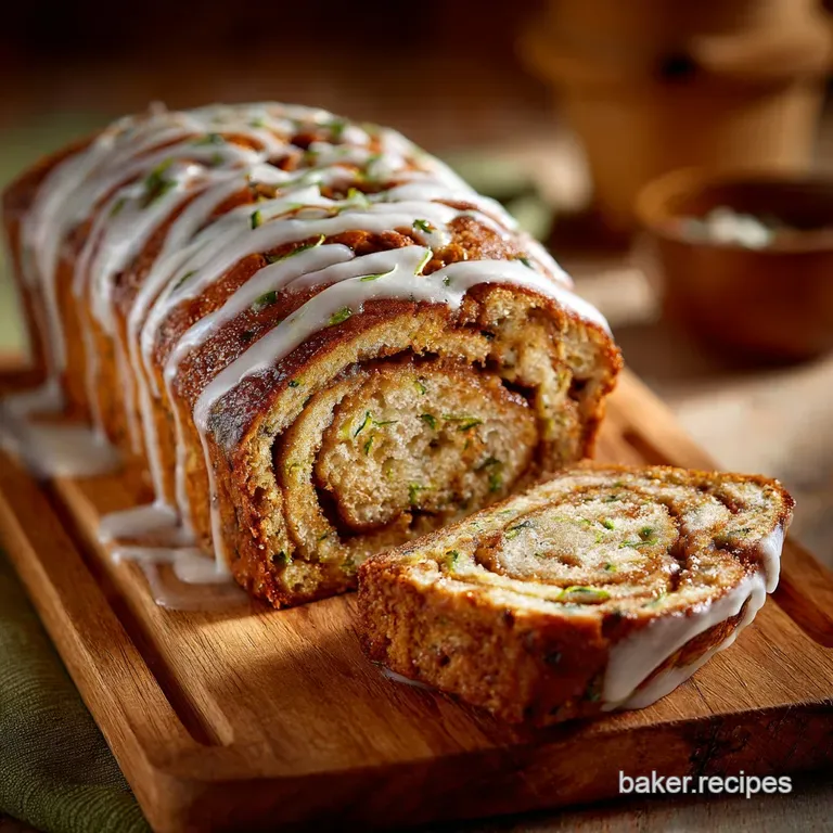 Cinnamon Roll Zucchini Bread: Ultimate Swirl Loaf with Vanilla Bean Glaze