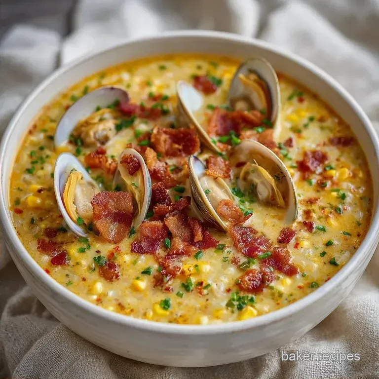 Clam Corn Chowder: Silky and Rich