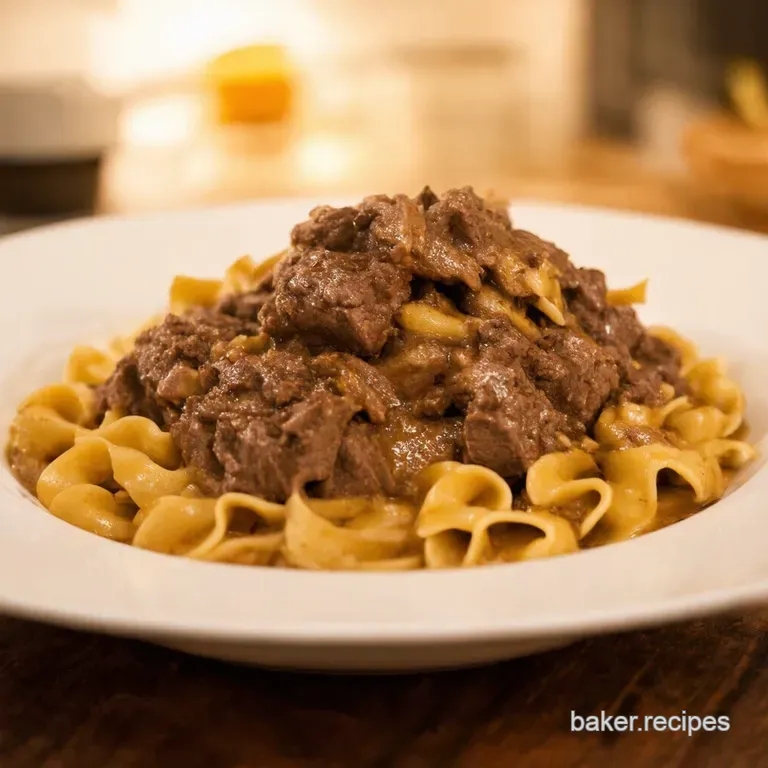 Classic Beef Stroganoff a Taste of Russia in Your Kitchen presentation