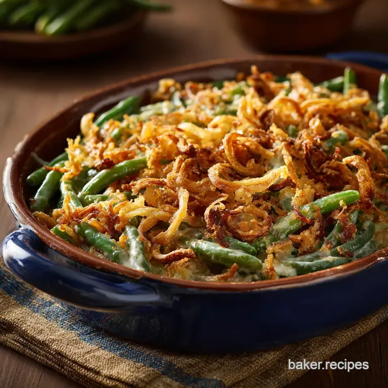 Campbells Green Bean Casserole: the Ultimate Easy Recipe for the Holidays presentation