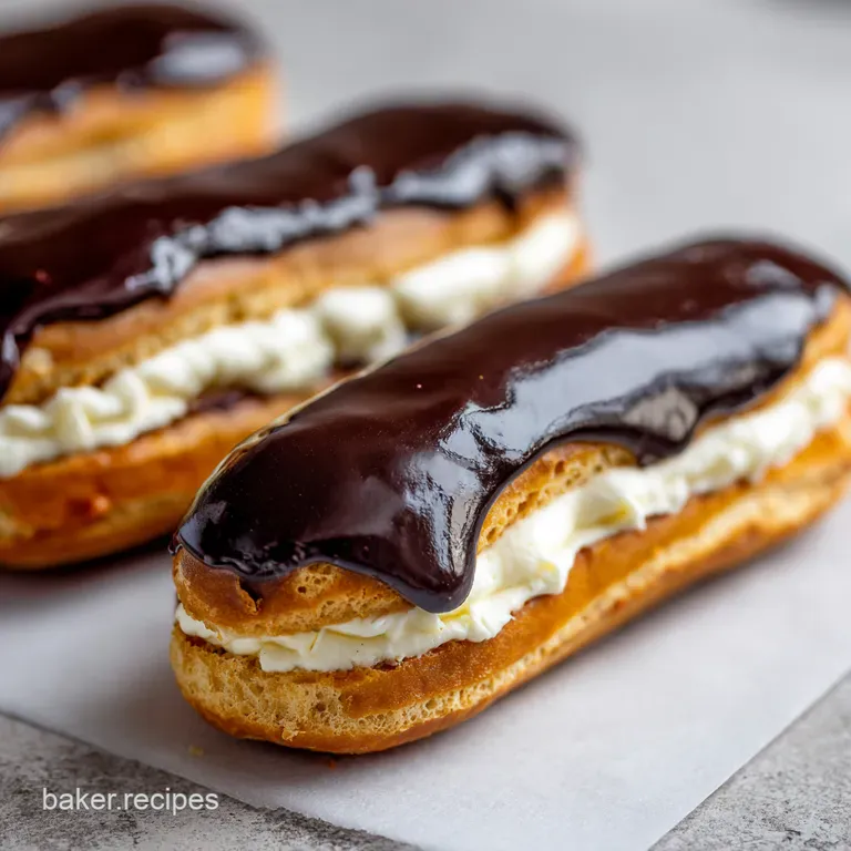 Classic Chocolate Eclairs