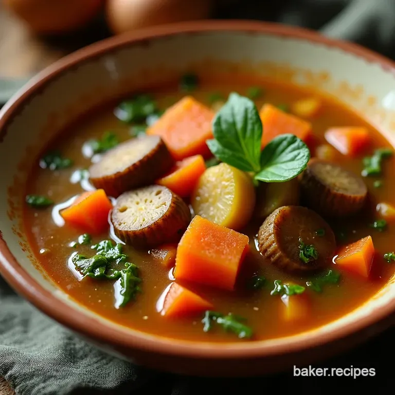 Classic Irish Vegetable Soup the Emerald Isle Pot presentation