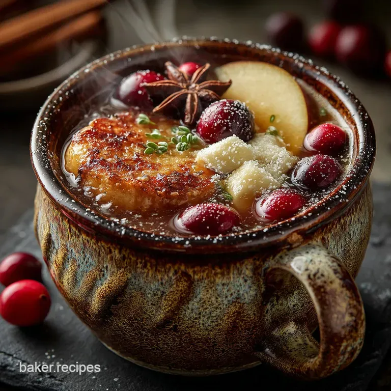 A Proper Pint of Cheer Chefs Old Fashioned Yuletide Wassail presentation