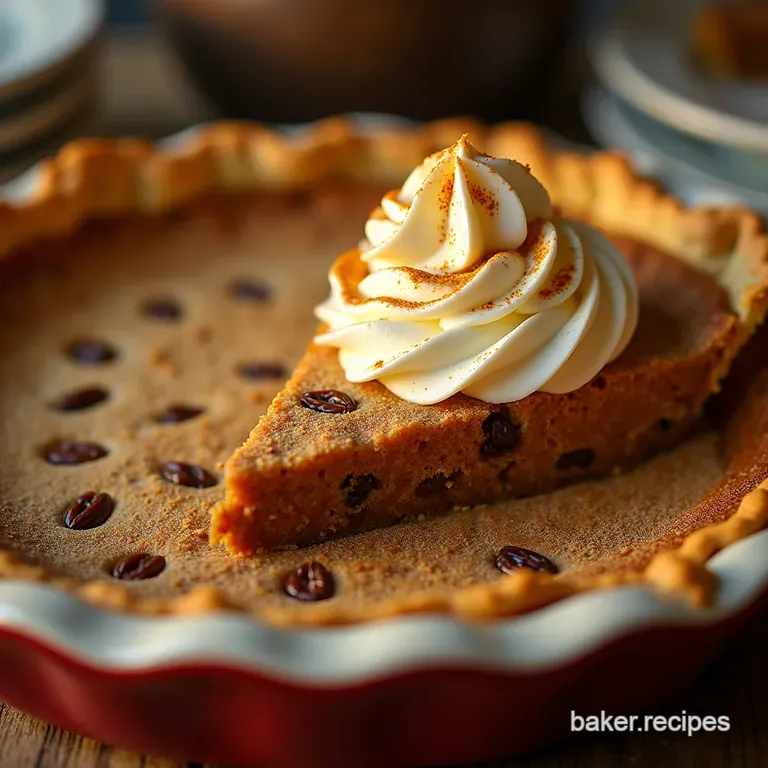 The Golden Age Raisin Spice Pie a Deepdish Classic presentation