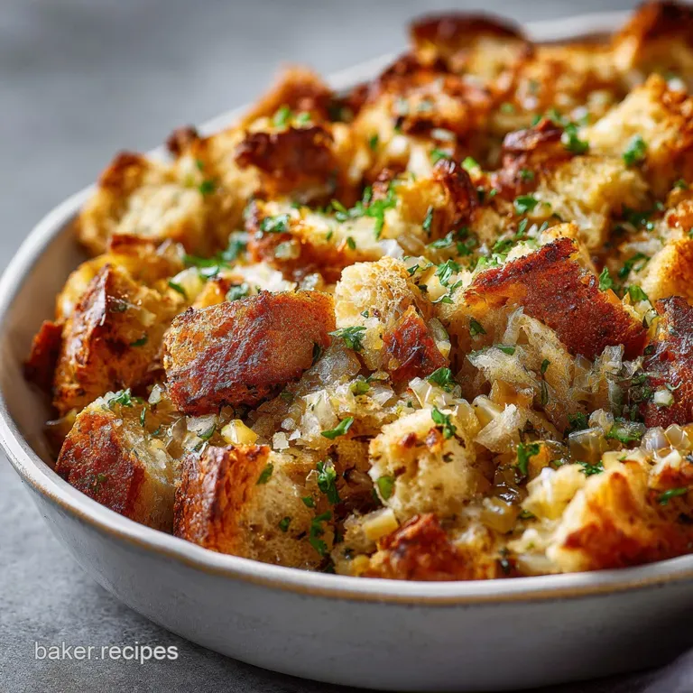 Sourdough Stuffing: The Definitive Recipe for Crispy Edges Deep Flavor
