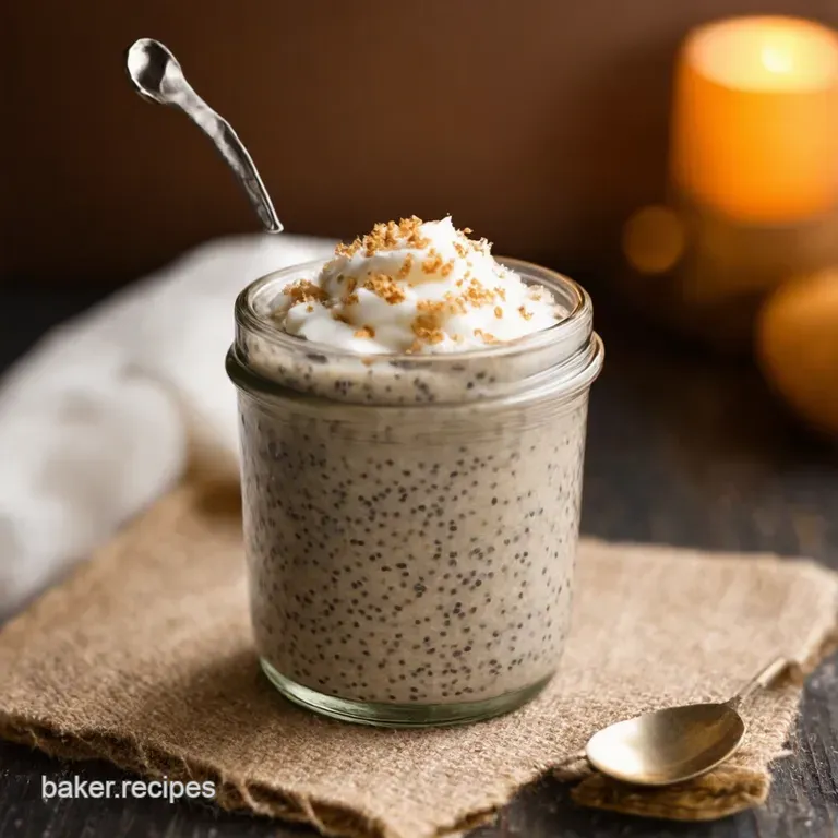 Coconut Chia Bliss a Creamy Dream Pudding presentation