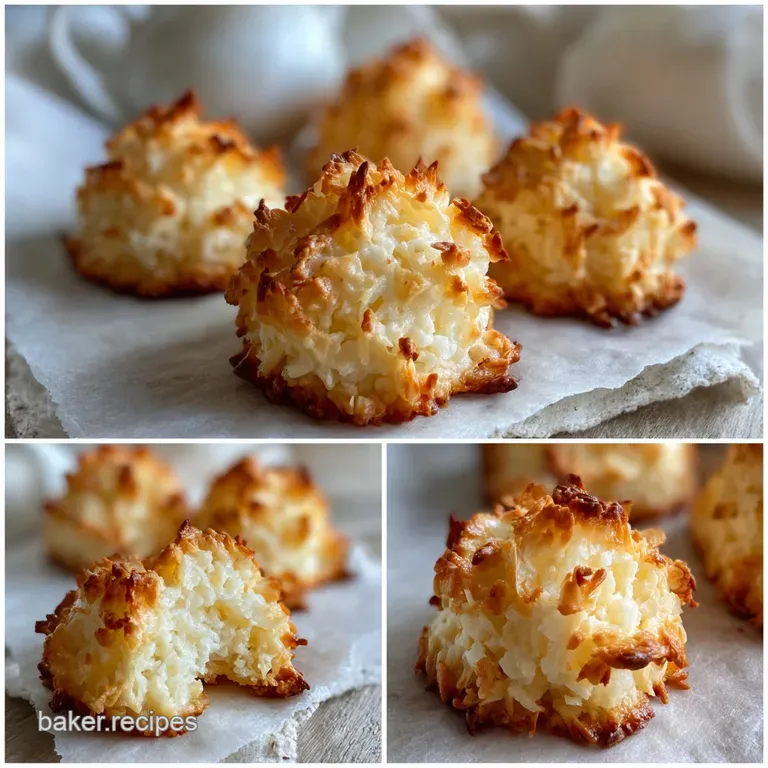 Coconut Macaroon Blossoms: Toasted Coconut & Chocolate