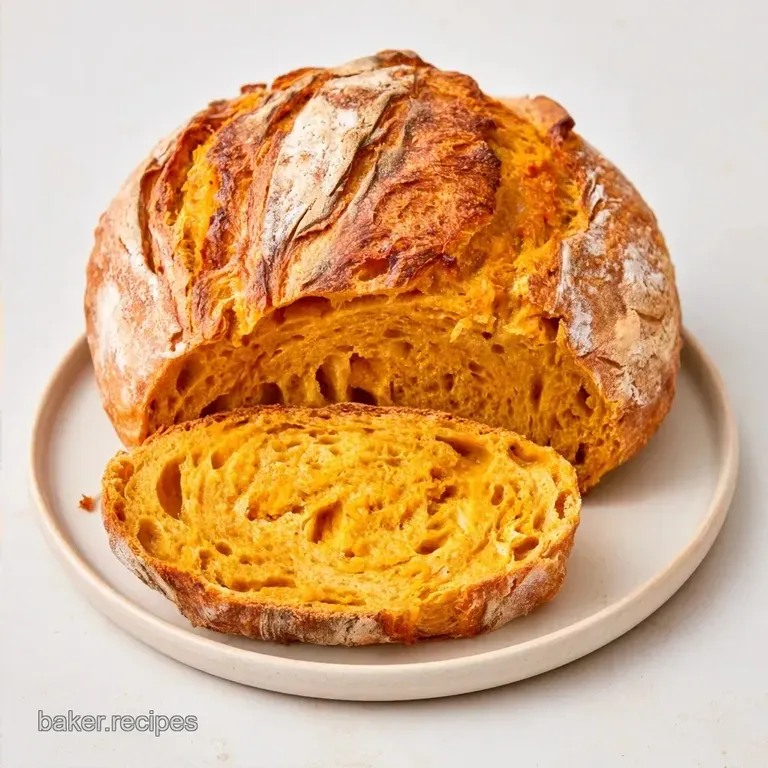 Cold Proof Pumpkin Sourdough: Mahogany Crust