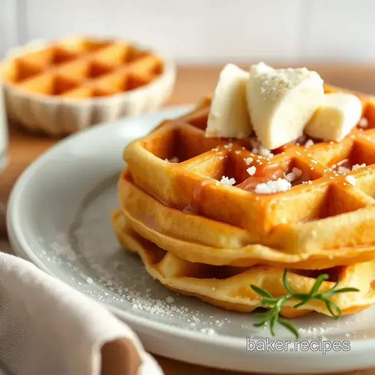 Homemade Buttermilk Waffles