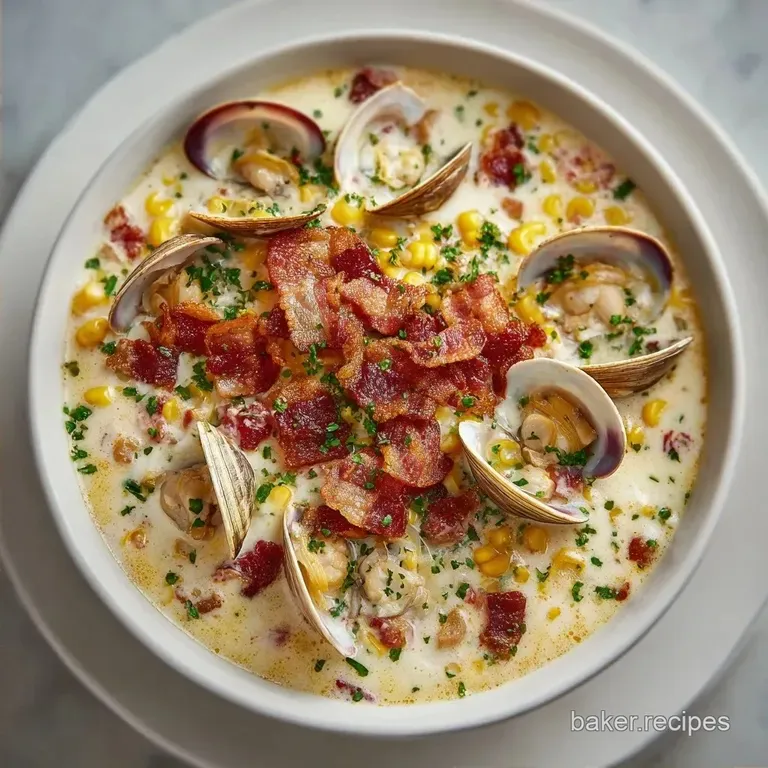 Corn Clam Chowder: Thick and Velvety