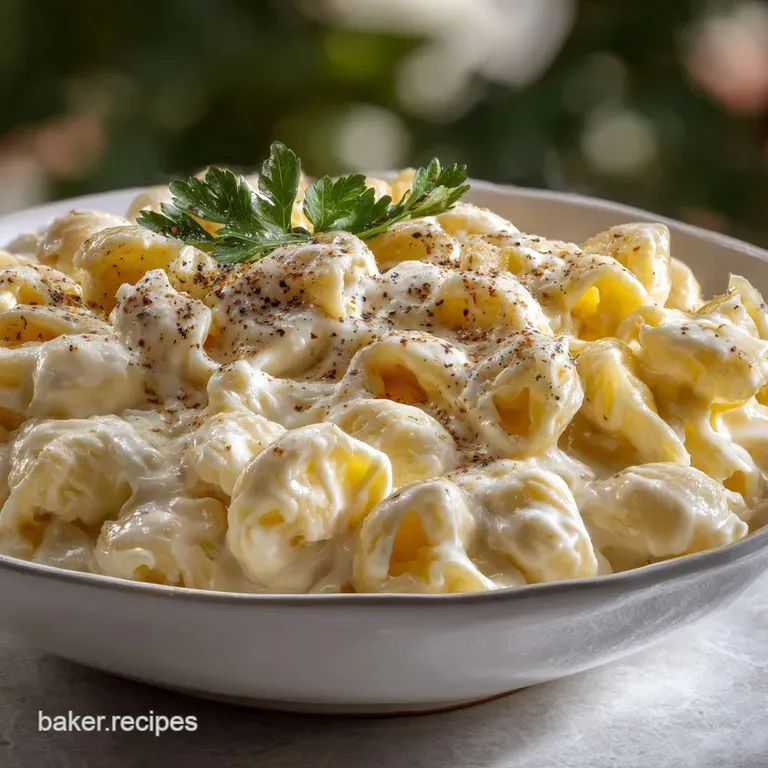 Cottage Cheese Alfredo Pasta: Quick High-Protein Sauce presentation