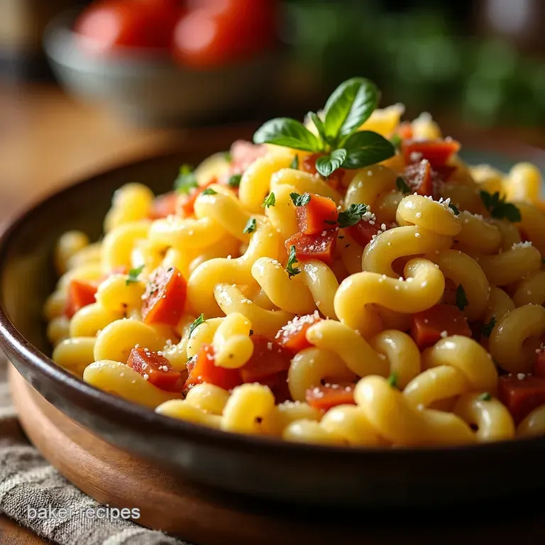 Cowboy Butter Pasta a Zesty Western Twist presentation