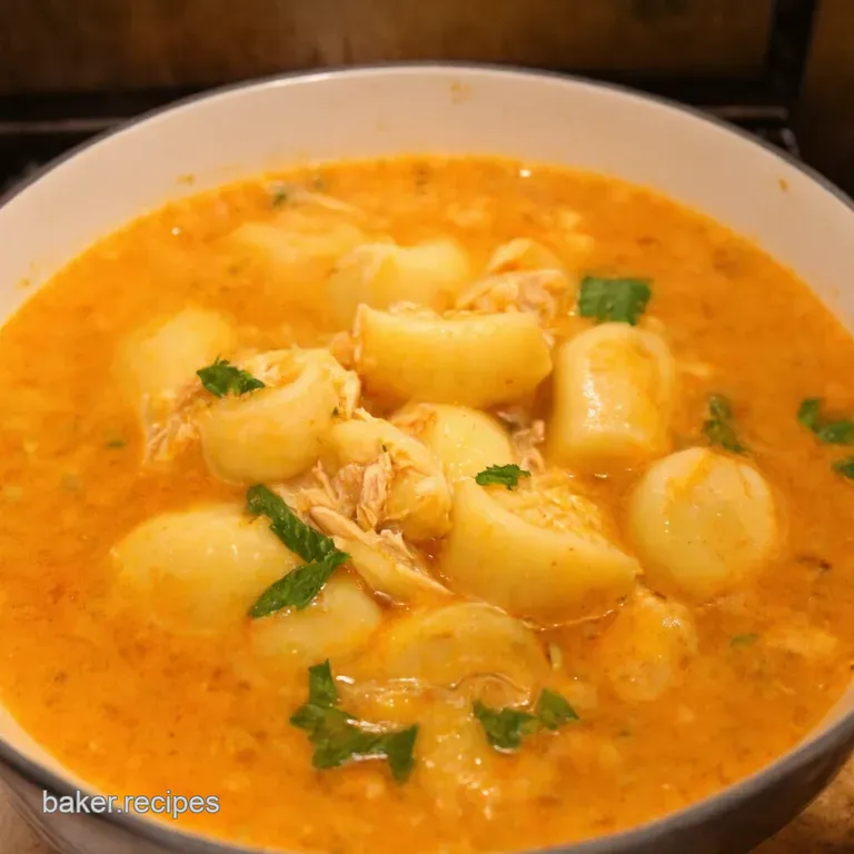 Cozy Chicken Gnocchi Soup a Taste of Italy at Home presentation