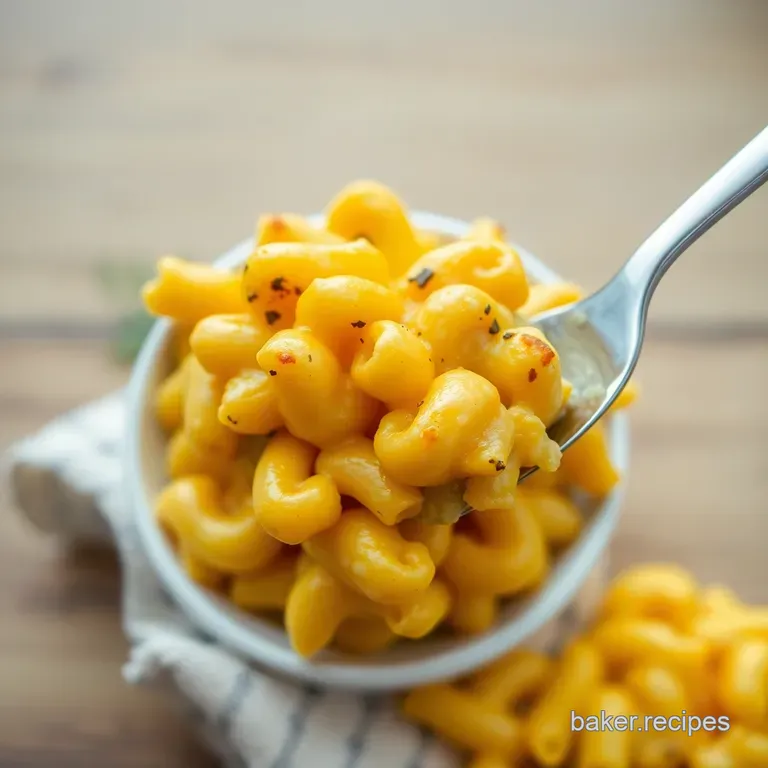 Cracking Good Baked Mac N Cheese presentation