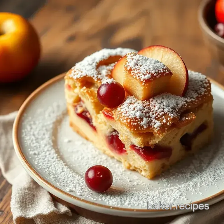Cranberry-Apple Delight: A Festive Baked Dessert