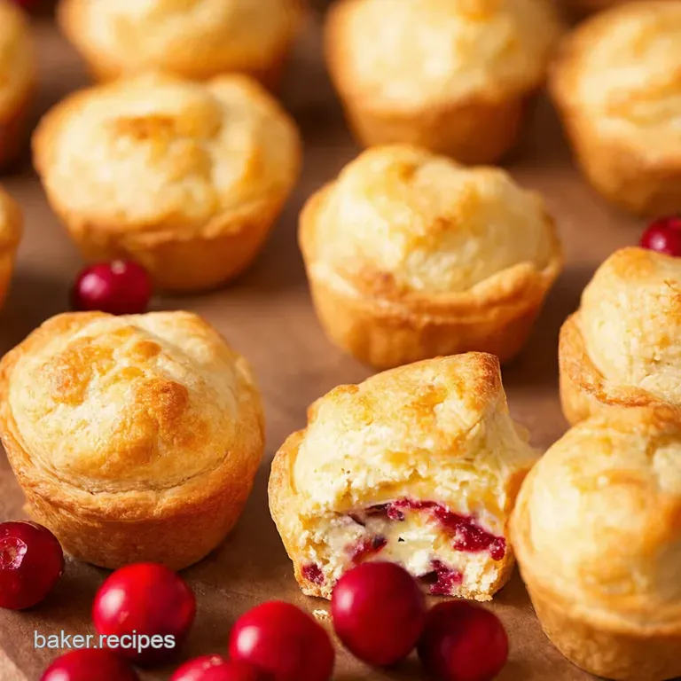 Cranberry Brie Bites Festive Flaky Bites