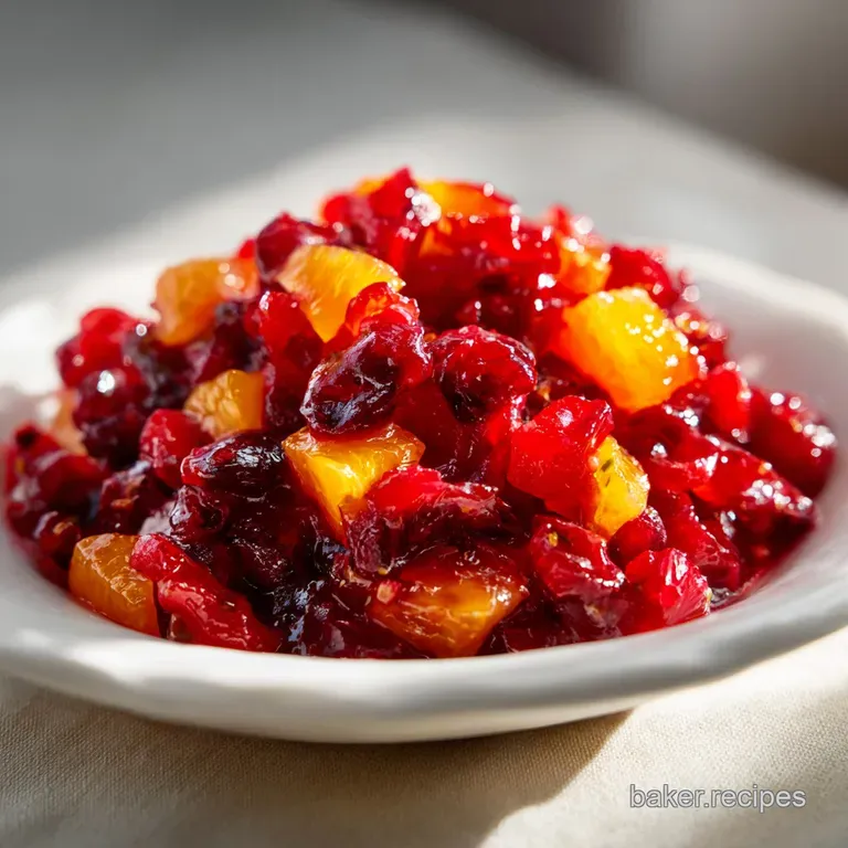 Cranberry Orange Relish: Bright & Zesty