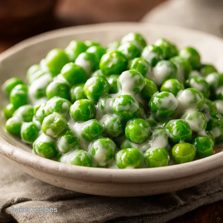 Creamed Peas Recipe: Velvety Side Dish