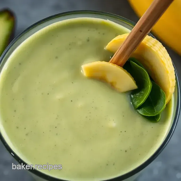 Creamy Avocado Smoothie Delight
