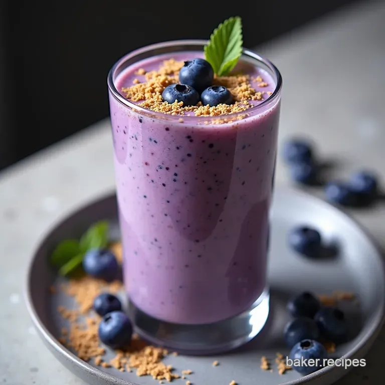 The Blue Streak Creamy HighProtein Blueberry Smoothie That Tastes Like a Treat