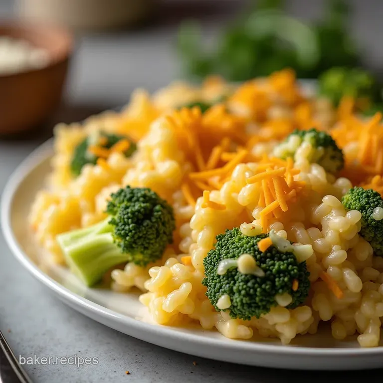 Cheesy Dream Weaver The Ultimate Creamy Broccoli and Sharp Cheddar Rice Casserole
