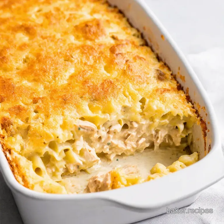 Creamy Chicken Alfredo Pasta Bake Comfort Food Elevated