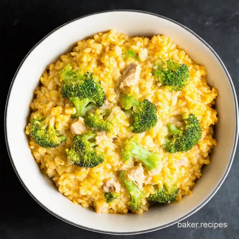 Creamy Chicken Broccoli Rice Casserole