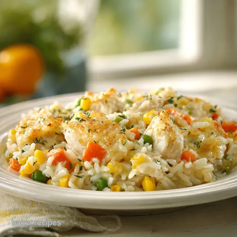 Creamy Chicken Rice Casserole