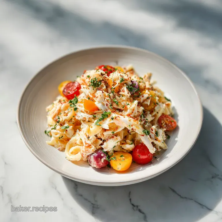 Crab Pasta Salad: Creamy and Refreshing