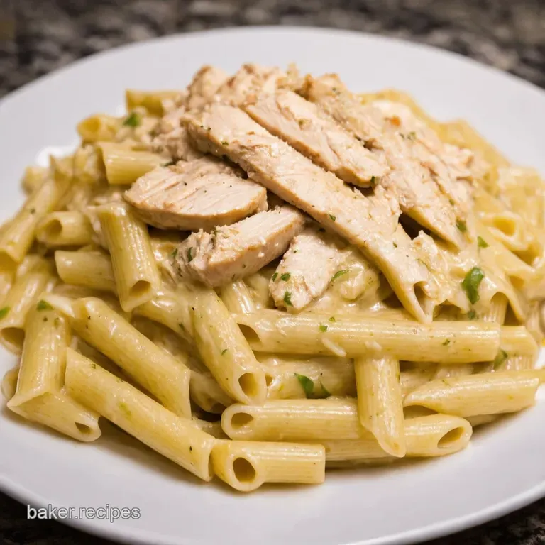 Creamy Dreamy Chicken Alfredo Pasta: a Comfort Food Classic presentation