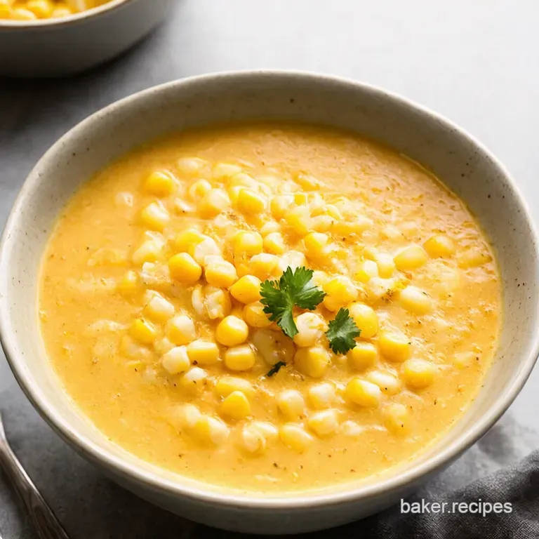Creamy Dreamy Corn Chowder a Taste of Summer presentation