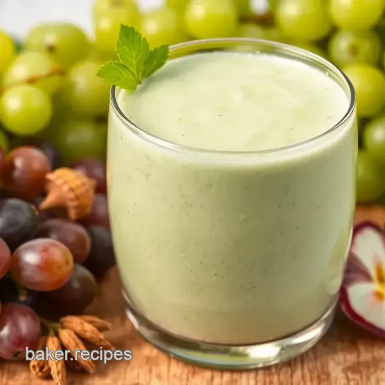Creamy Green Grape Smoothie