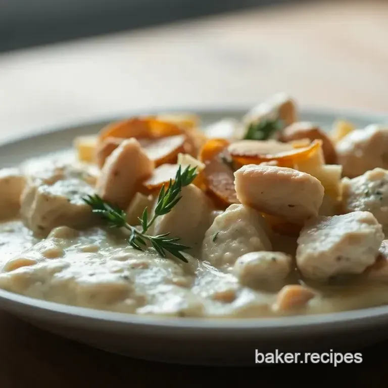 Creamy Herbed Chicken Salad with Toasted Almonds