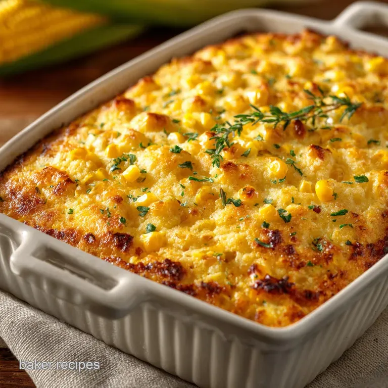 Jiffy Corn Casserole: the Quickest Creamiest Comfort Food Side presentation