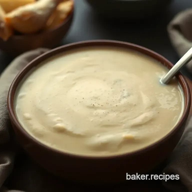 Creamy Rustic Baked Potato Soup - A Panera Classic at Home presentation