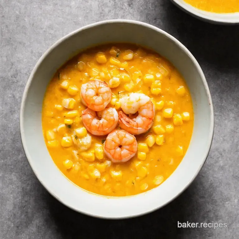 Creamy Shrimp Sweetcorn Chowder