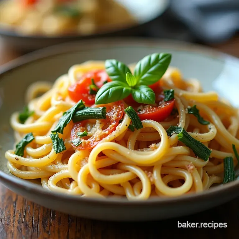 The Gardeners Delight Vibrant Creamy Spring Pasta Primavera