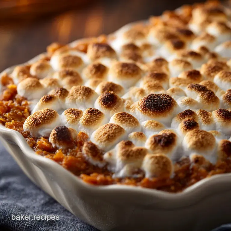 Sweet Potato Casserole with Marshmallows: Our Ultra-Creamy Holiday Classic presentation