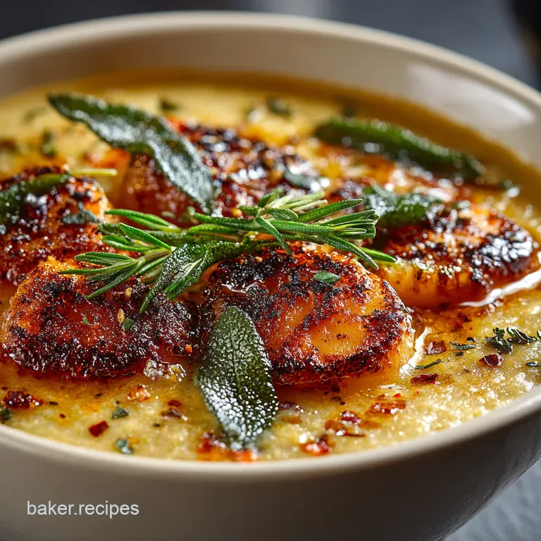 Creamy Tuscan Butter Bean Soup with Crispy Sage
